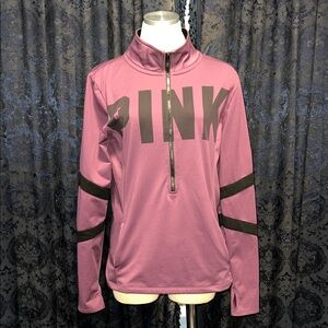 PINK Victoria's Secret Purple Quarter-Zip Pullover